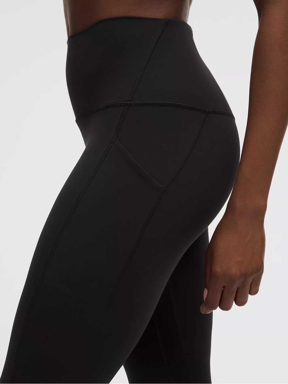 Lululemon Black Align High-Rise Leggings with Pockets 25" - US 10